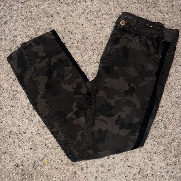 DL1961 Jeans Womens Camo Florence Ankle Boho Skinny Stretch Denim Size 28 - Picture 4 of 10